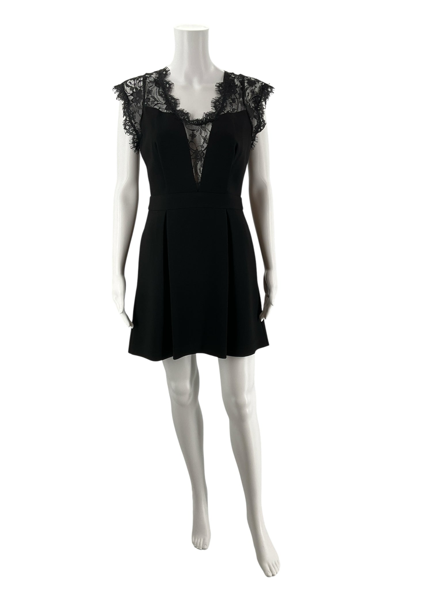 BCBG Black Solid Pre-Owned Ladies Dress - Size Small