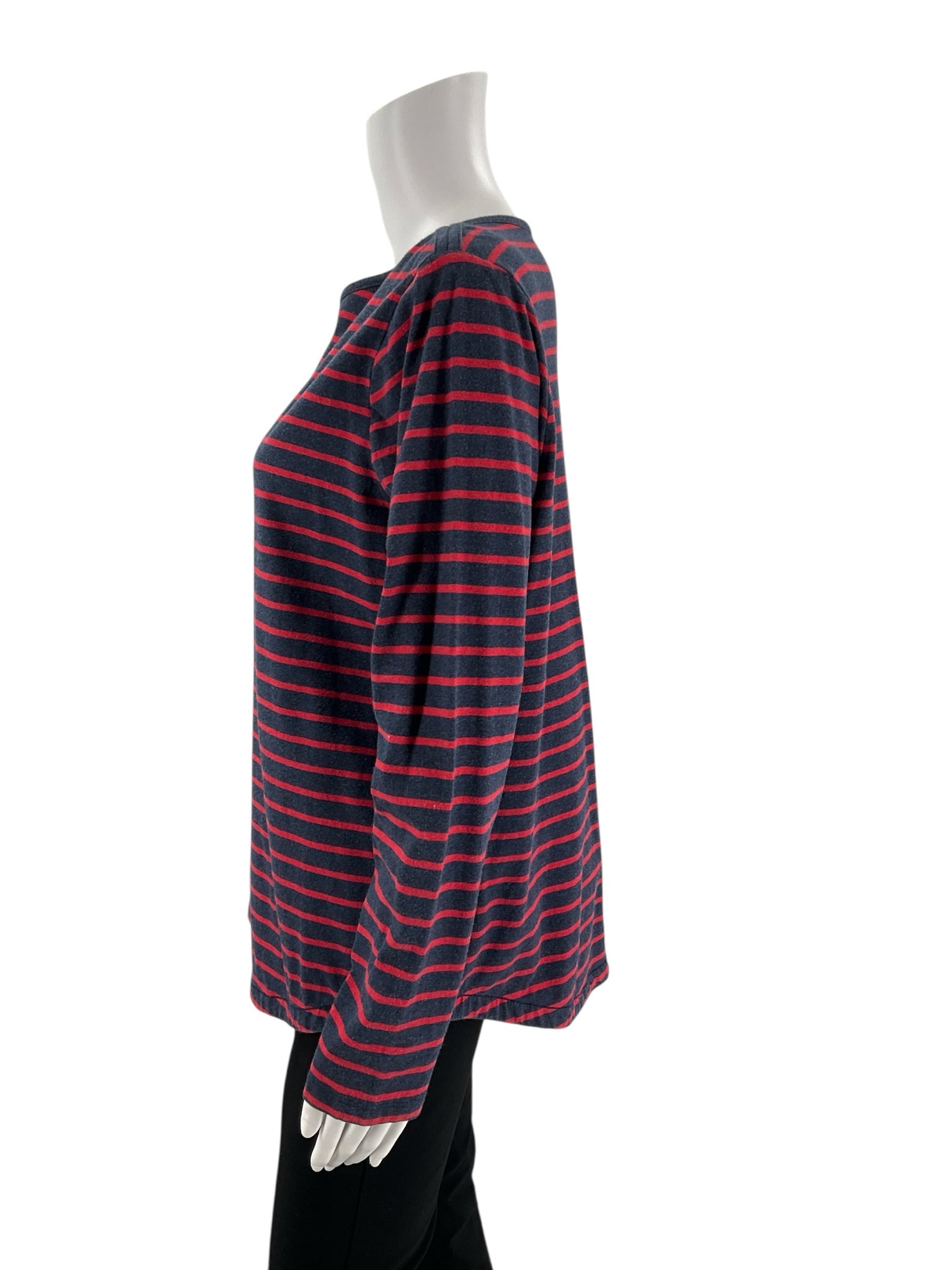 Fat Face Blue/Red Stripe Pre-Owned Ladies Top -  Size 12