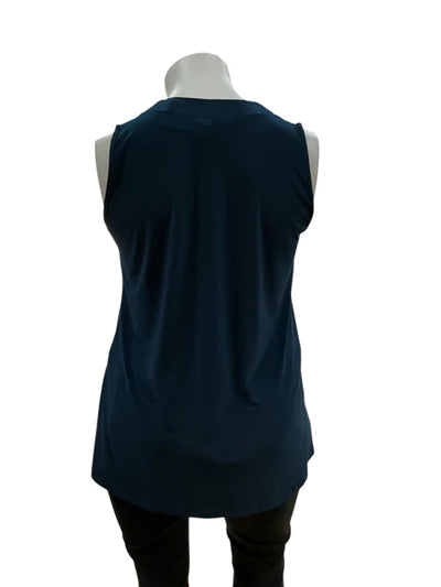 Sun Kim Blue Green Pre-Owned Ladies Top - Size Large