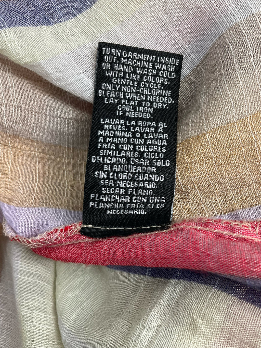 Zac & Rachel Multi Stripe Pre-Owned Ladies Casual Top -  Size 1X