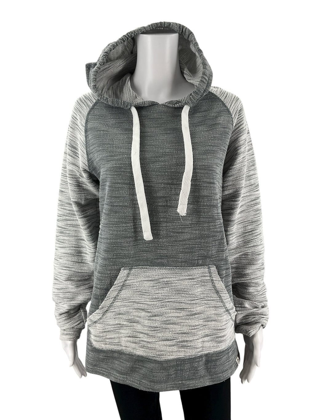 Free Planet Gray Hoodie Pre-Owned Ladies Top - Size Medium