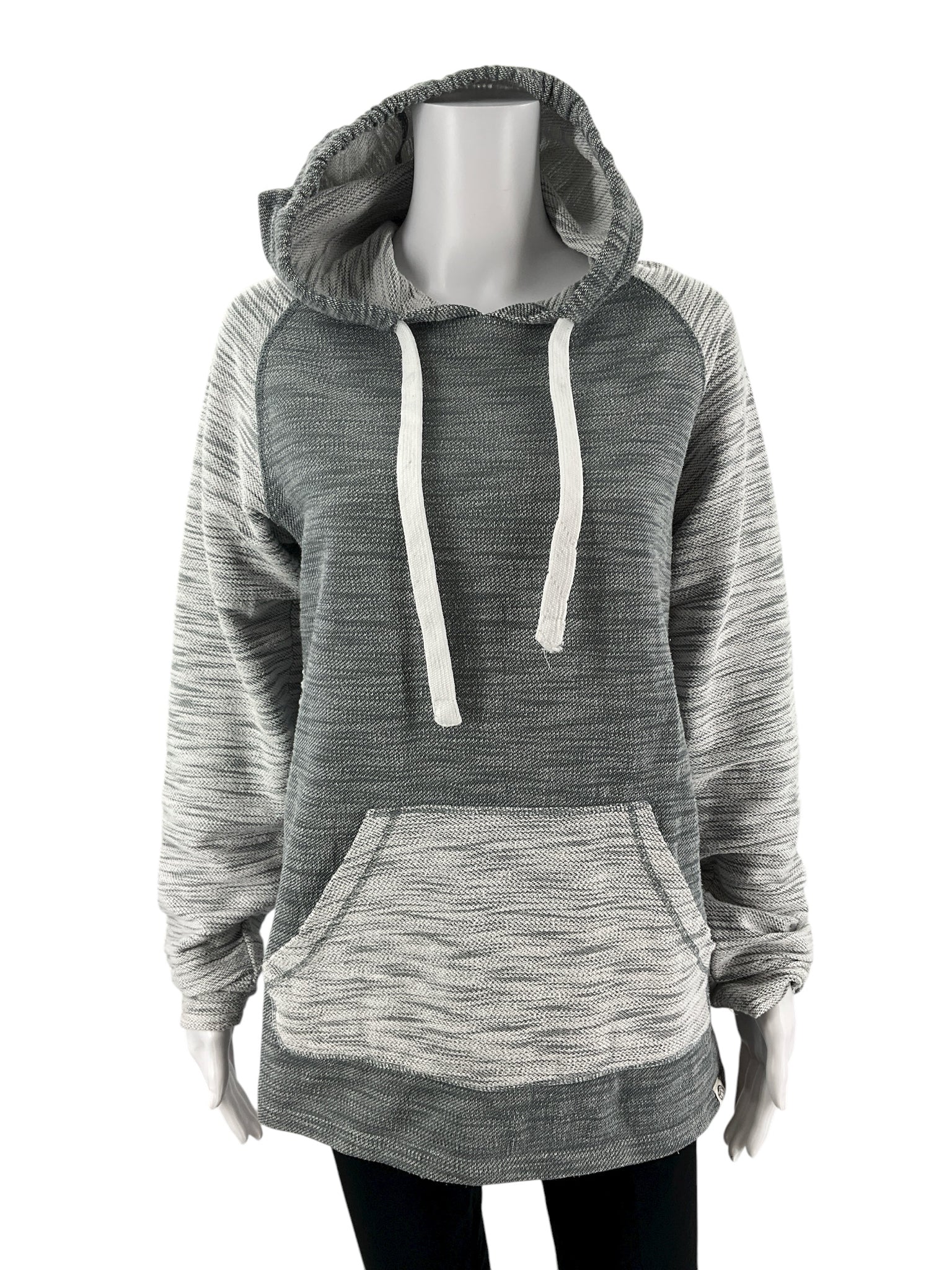 Free Planet Gray Hoodie Pre-Owned Ladies Top - Size Medium