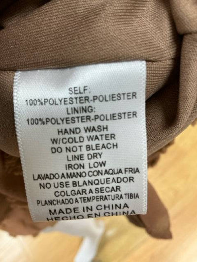 Listicle Terracotta Dot Pre-Owned Ladies Dress - Size Large