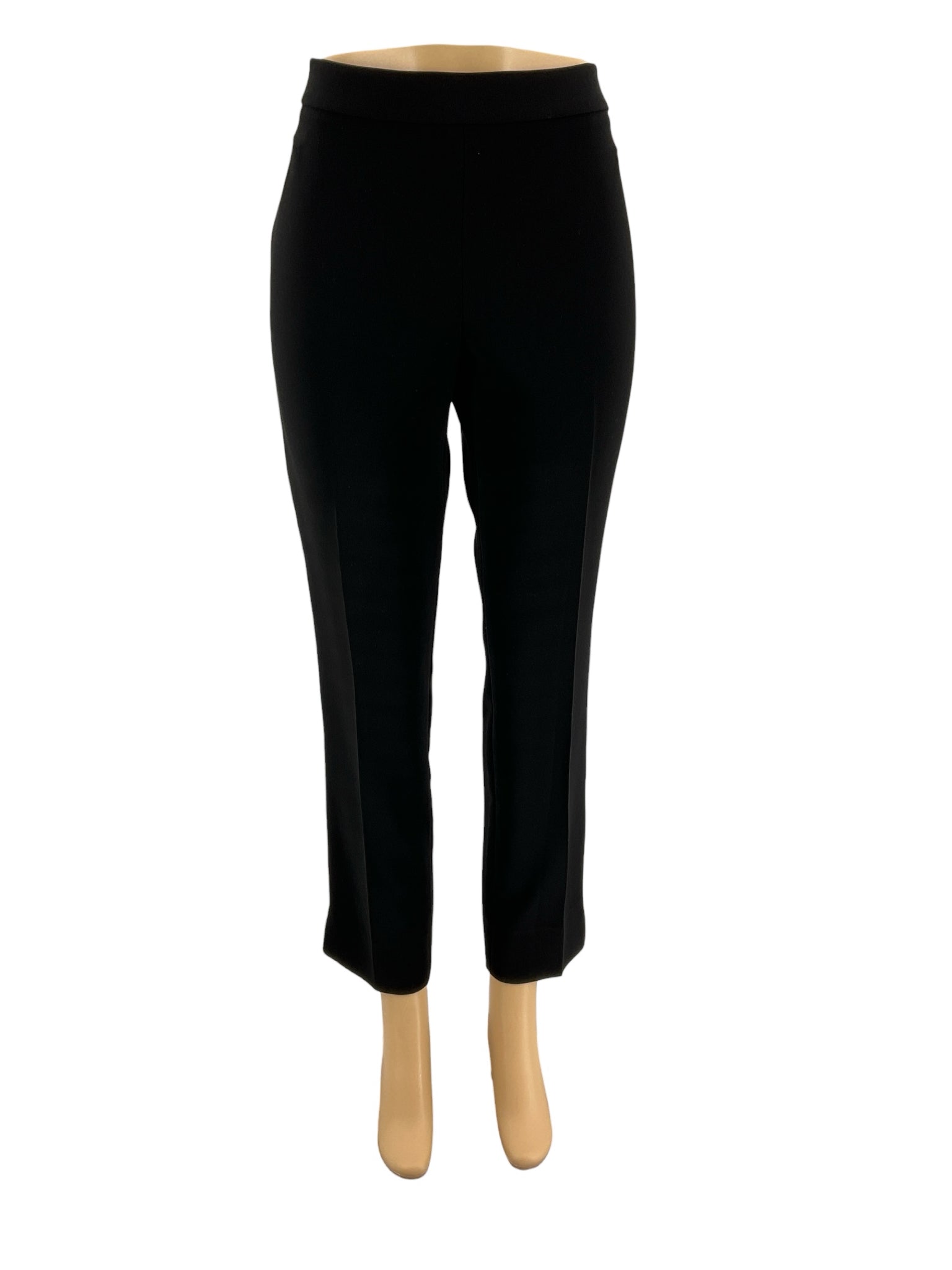 Worth - Black Solid Pre-Owned Ladies Pants - Size 8