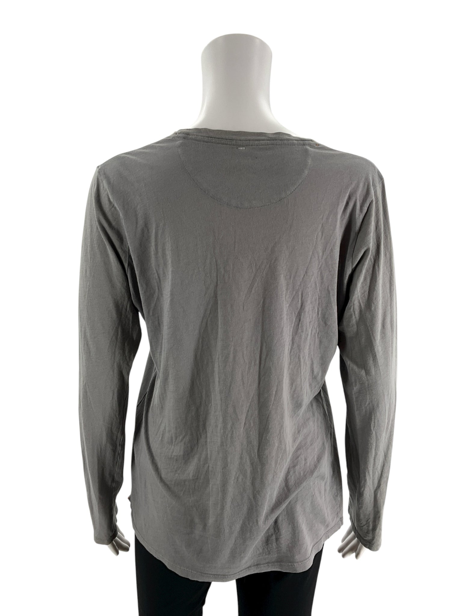VSX Gray Solid Pre-Owned Ladies Top -  Size Large