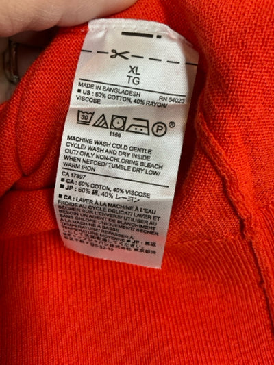 Banana Republic Orange Solid Pre-Owned Ladies New with Tags Top - Size XL