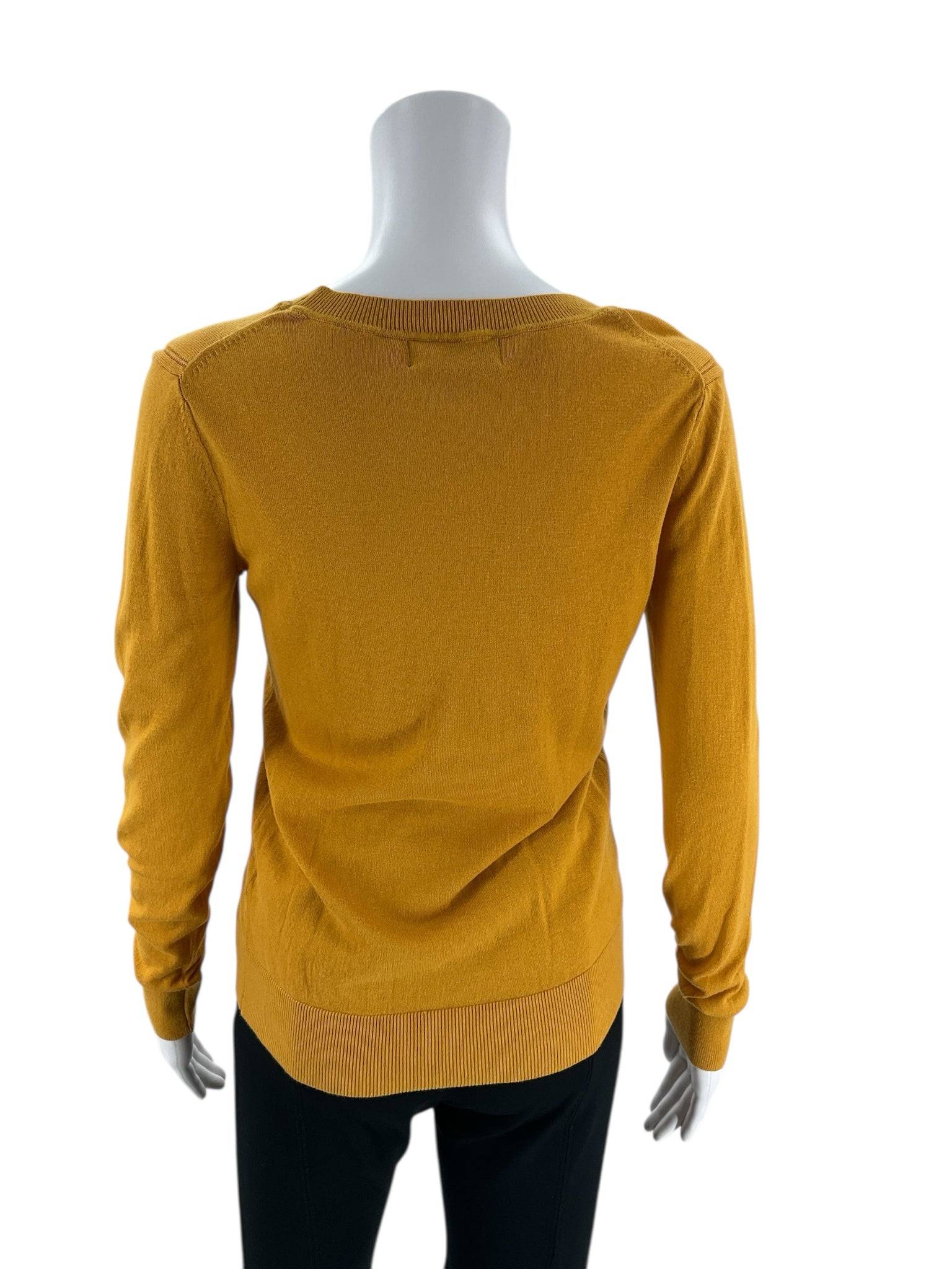 Banana Republic Mustard Solid Top - Size Small - Margaret’s Fine Consignment