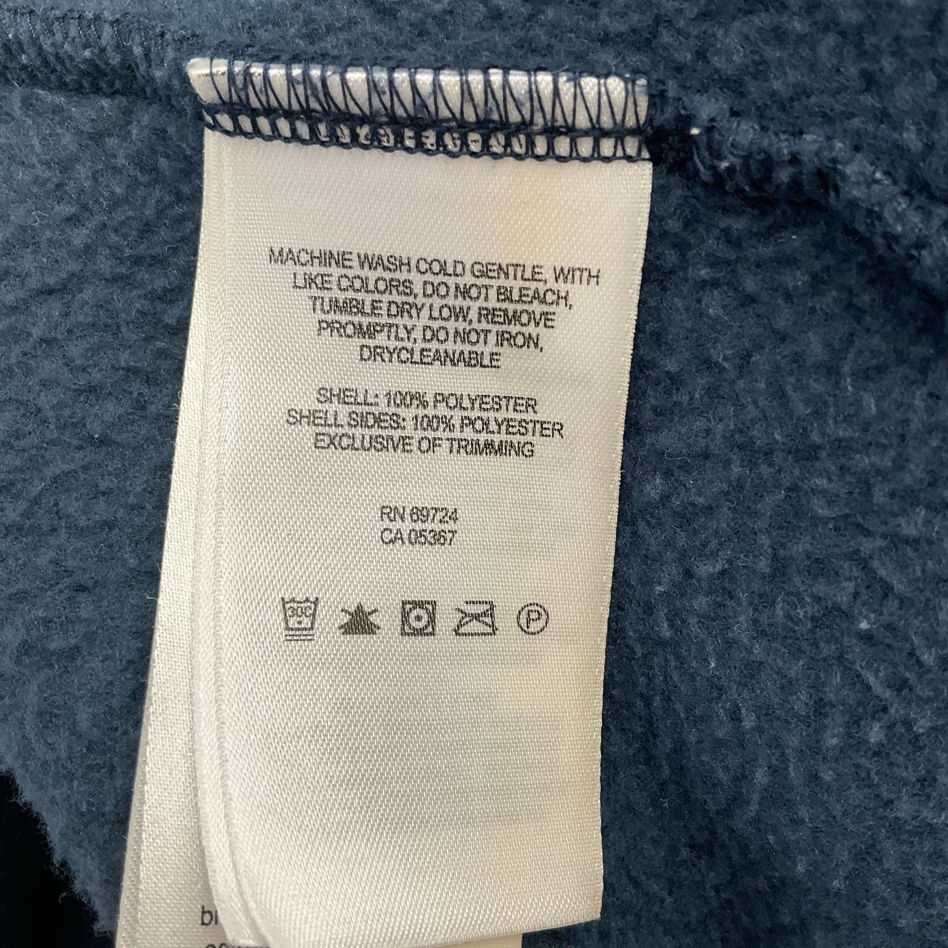 Columbia Navy Fleece Pre-Owned Ladies Jacket - Size XS/S