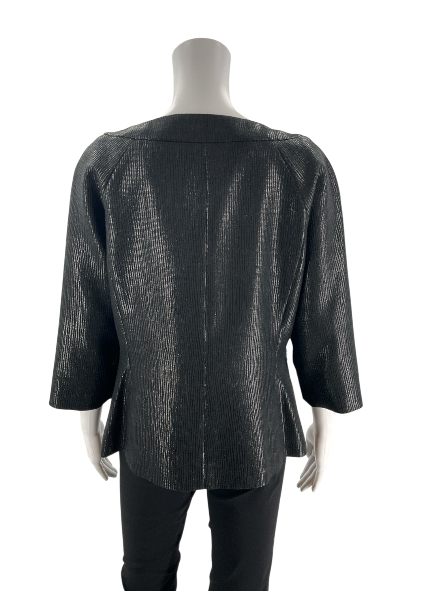 Doncaster Black Solid Pre-Owned Ladies Jacket -  Size 10