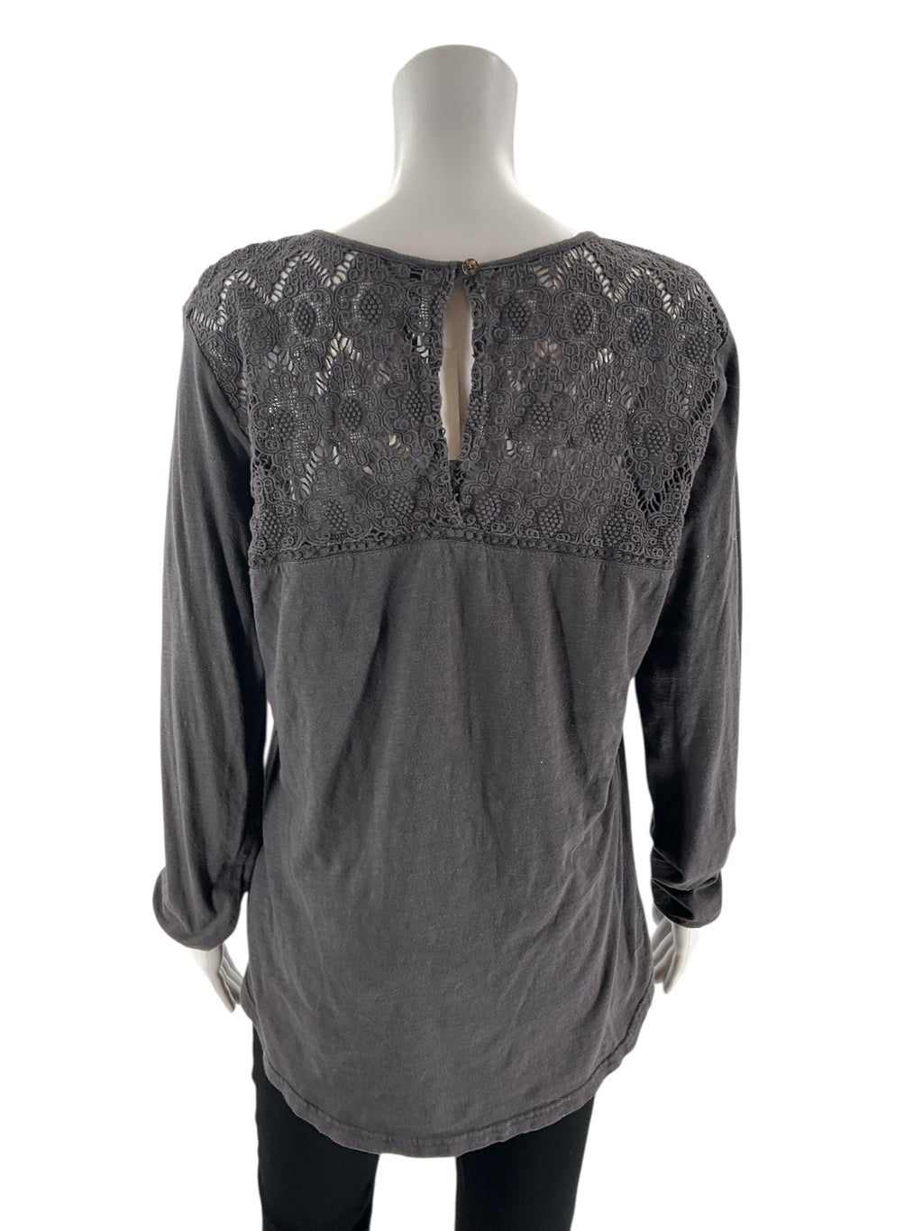Kuhl - Gray Lace Pre-Owned Ladies Casual Top - Size XL