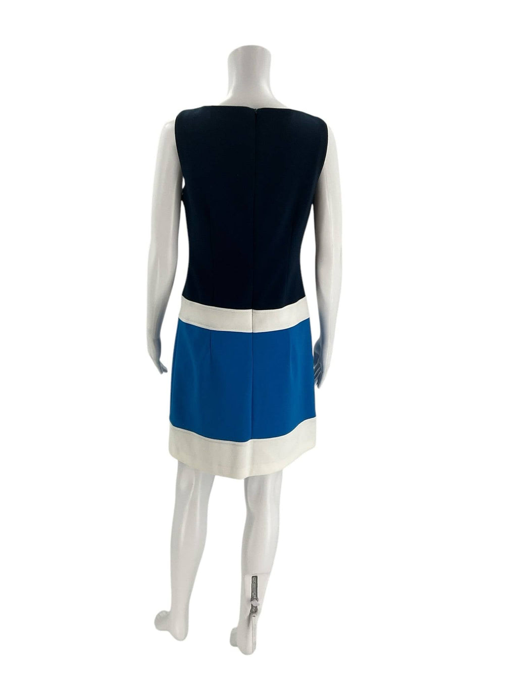 Laundry by Shelli Segal Navy/White/Blue Ladies Pre-Owned Dress - Size 6 - Margaret’s Fine Consignment