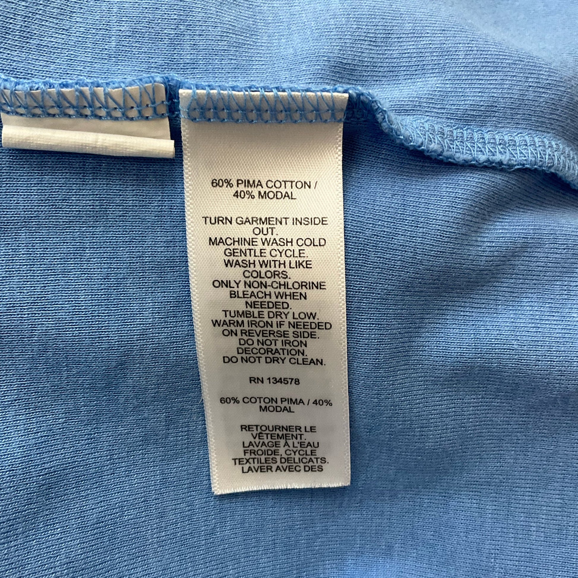 Vineyard Vines Blue Pre-Owned Ladies Top - Size Large
