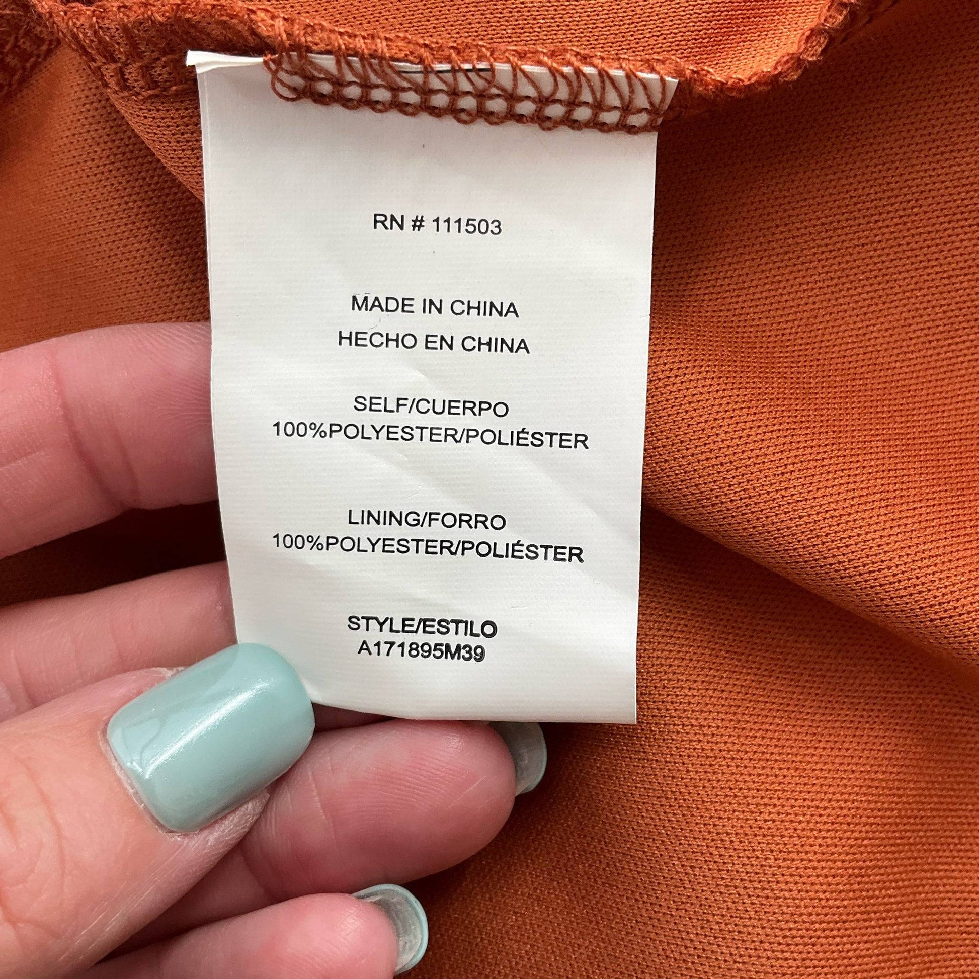 Lily Rose Orange/Pink Floral Ladies Pre-Owned Dress - Size XL - Margaret’s Fine Consignment