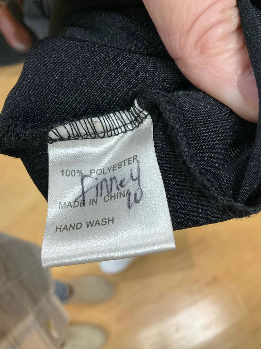 Tracy Negoshian Black Sold Ladies Pre-Owned Dress - Size Medium