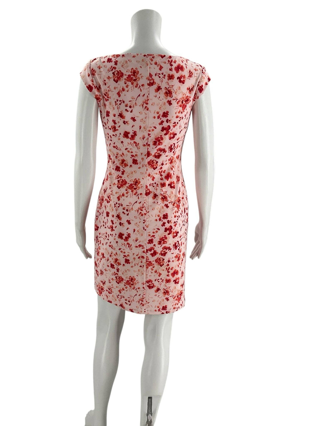 Lauren Pink Floral Pre-Owned Ladies Dress - Size 2 Petite - Margaret’s Fine Consignment