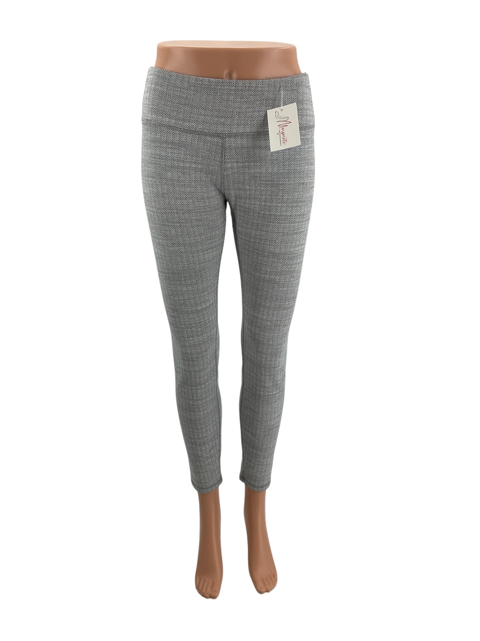 Kyodan Gray Print Pre-Owned Ladies Pants - Size Petite Small