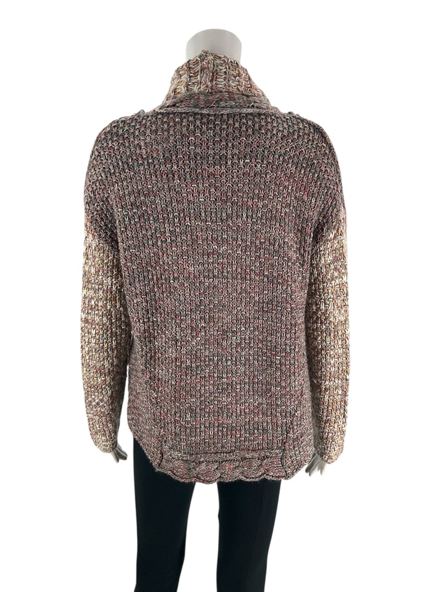 Multi Speckeled Casual Pre-Owned Ladies Top -Size Small - Margaret’s Fine Consignment