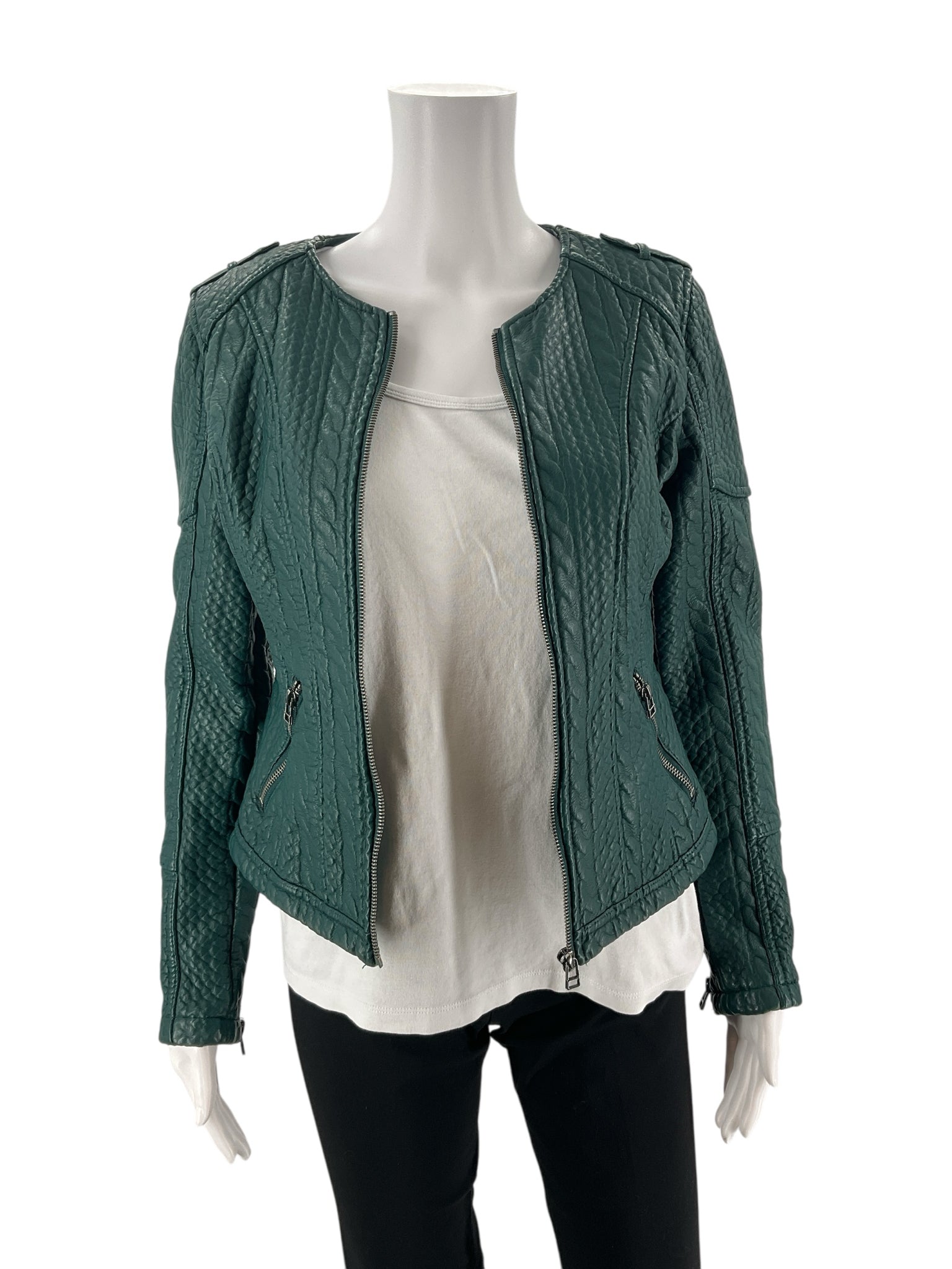 New York & Company Green Pre-Owned Ladies Jacket - Size XS