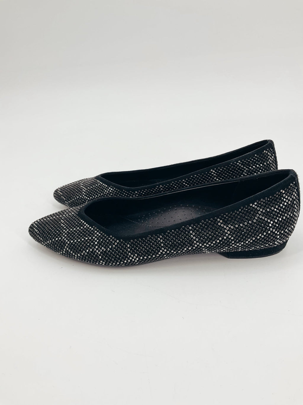 Vaneli Black Pre-Owned Ladies Flats - Size 7.5